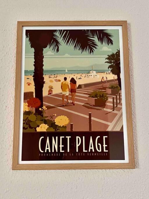 Studio Cote Plage Tout Equipe Vue Sur Le Canigou Canet-en-Roussillon Εξωτερικό φωτογραφία